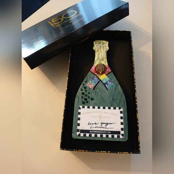 SOLD DO NOT BUY EXTREMELY RARE Kurt Geiger Collectable Champage Bag With Box - Picture 15 of 16